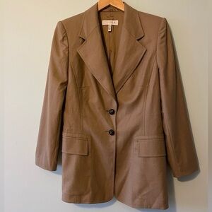 Escada Blazer Jacket Camel Coloured Size 38